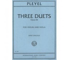 PLEYEL 3 THREE DUETS OP. 44