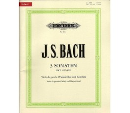 BACH J.S. 3 SONATEN BWV...