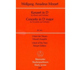 MOZART W.A. Konzert in D KV...
