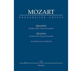 MOZART Quartette für Flöte,...