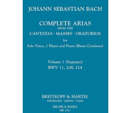 BACH J.S. COMPLETE ARIAS...