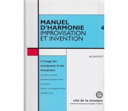 PETIT J. MANUEL D'HARMONIE...